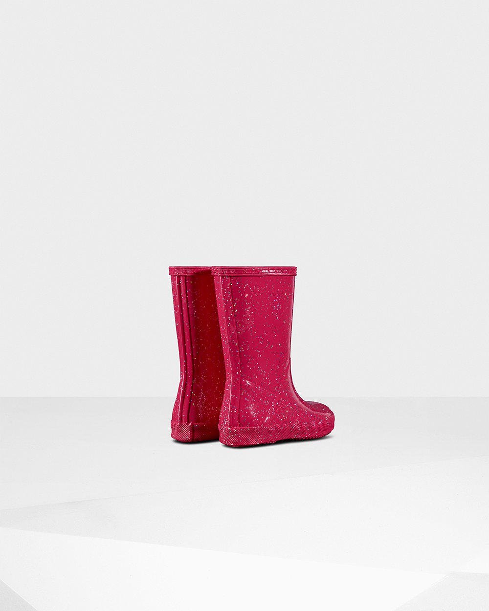 Hunter Yağmur Çizmesi Çocuk Pembe - Original First Giant Glitter - Türkiye RJ8713642